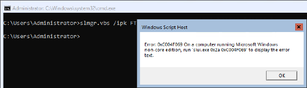 How to Fix Server 2019 Activation Error: Run “slui.exe 0x2a 0xC004F069”